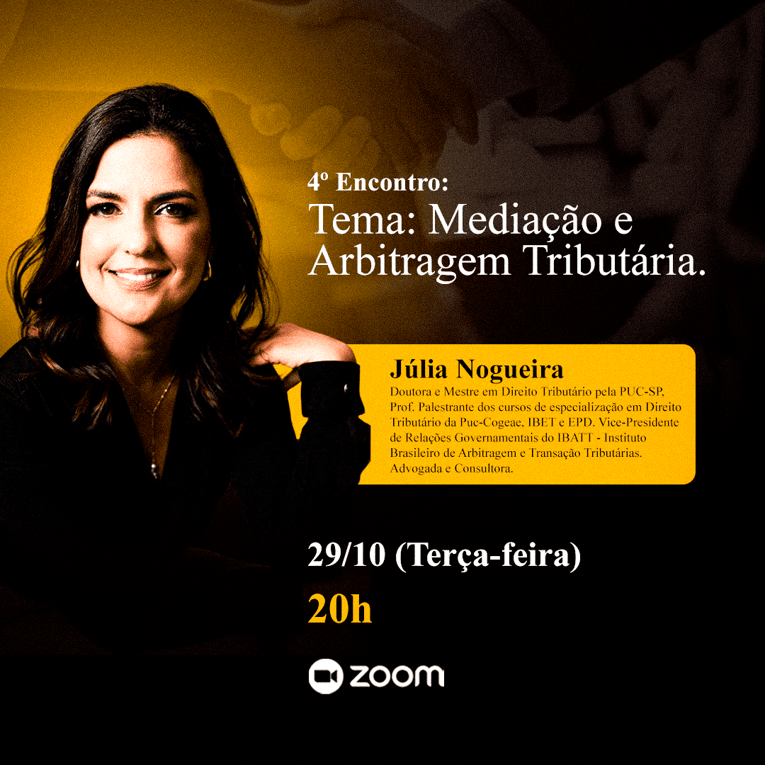 4° Mediação e Arbitragem Tributária